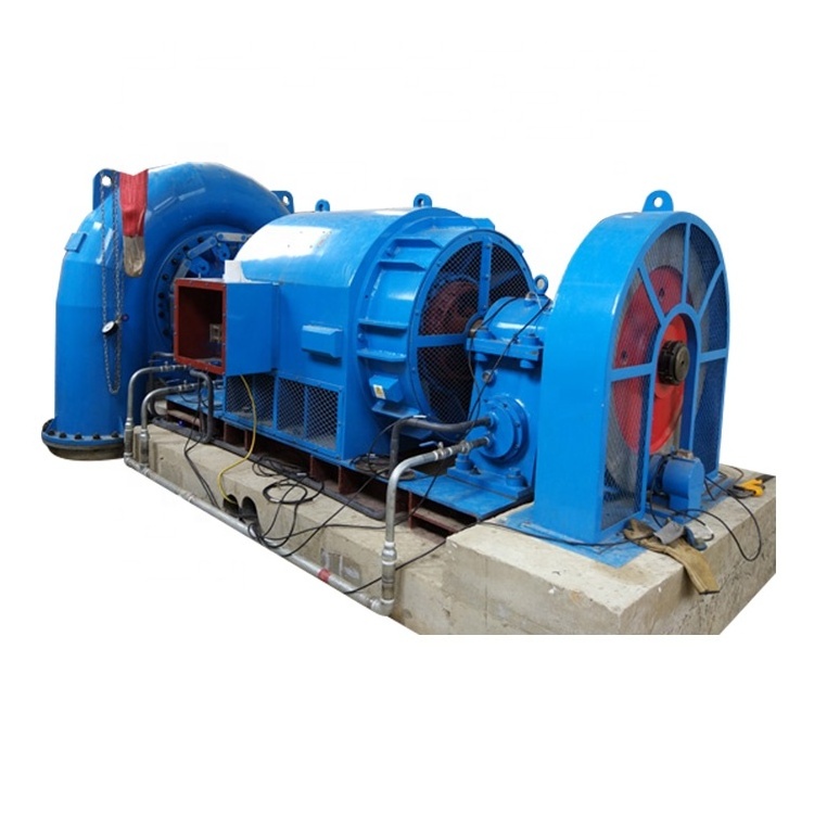 Low head river hydro power generator 100kw water turbine