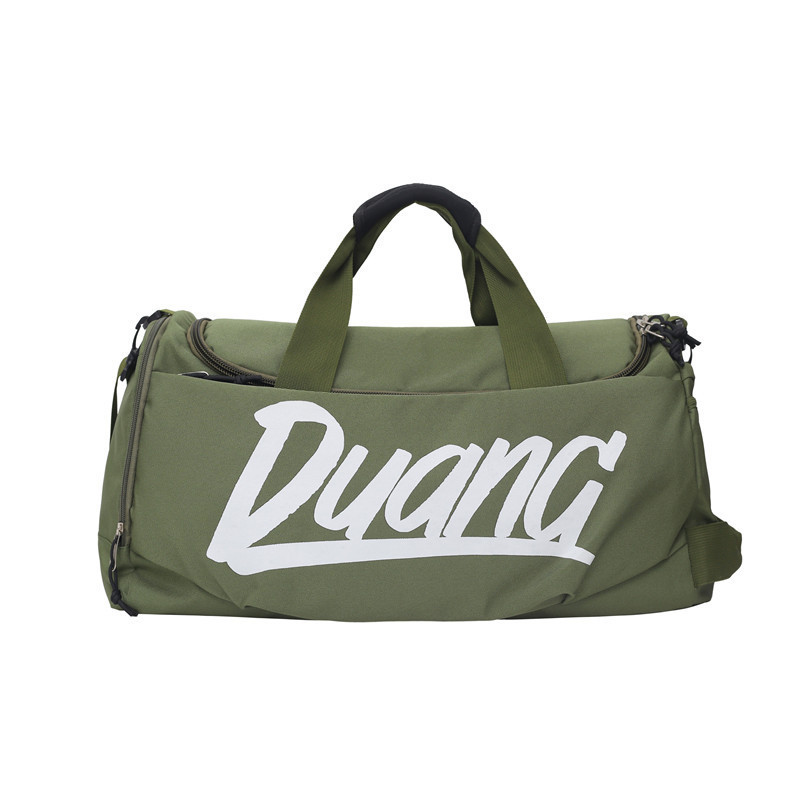 Travel Outdoor Duffel Bag with Shoe Compartment Cross-body Bag Fashion Custom Logo Letter Pattern Sport Gym Bags