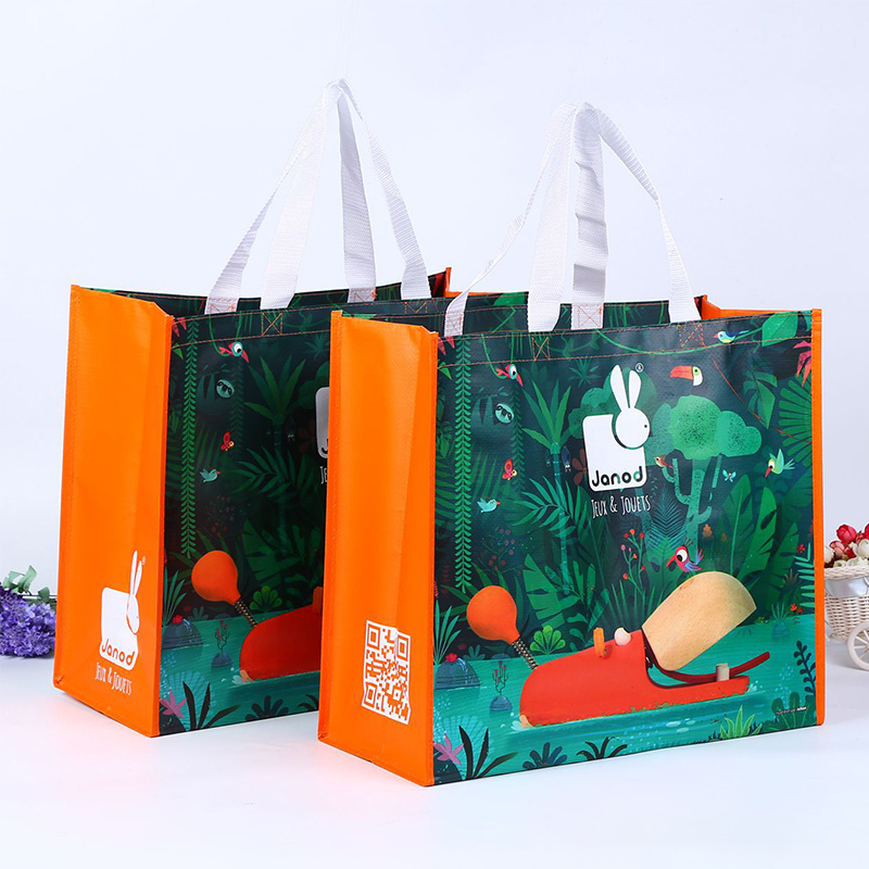 Reusable Packaging Polypropylene Laminated Non Woven Shopping Tote Rpet Pp Bag With Custom Logo