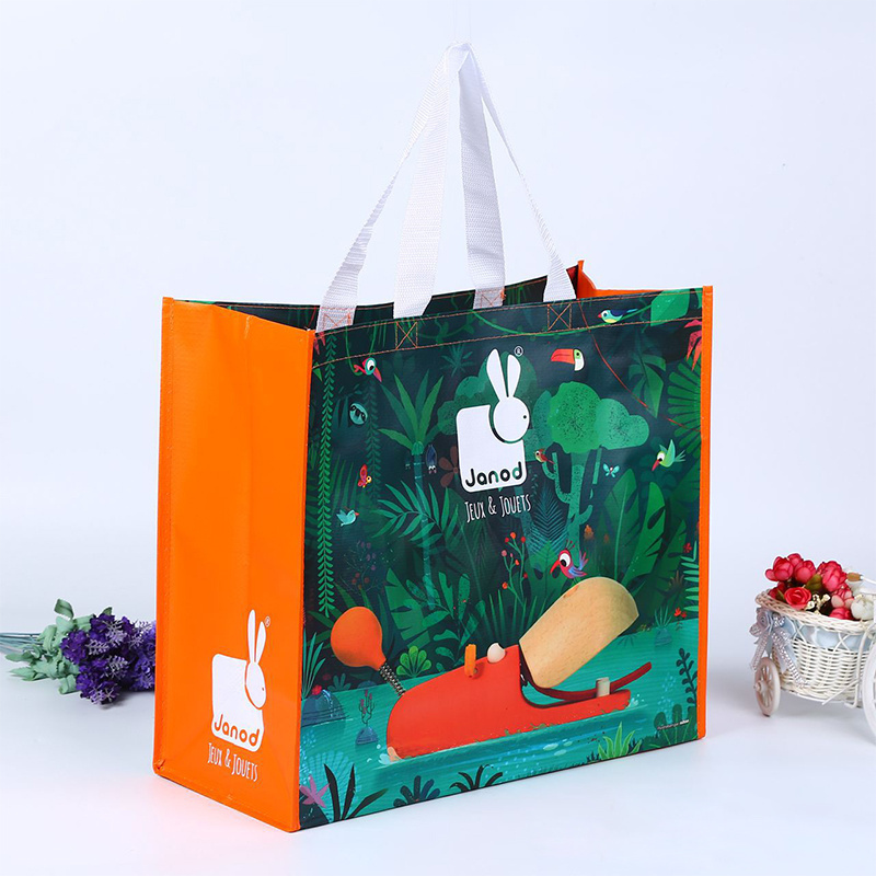 Reusable Packaging Polypropylene Laminated Non Woven Shopping Tote Rpet Pp Bag With Custom Logo