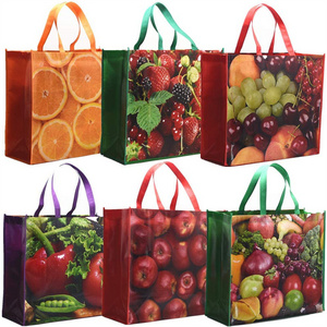 Hot Sale new design Reusable Waterproof Handle Laminated Pp Shopping Bag Polypropylene manufacturer pp non woven bag