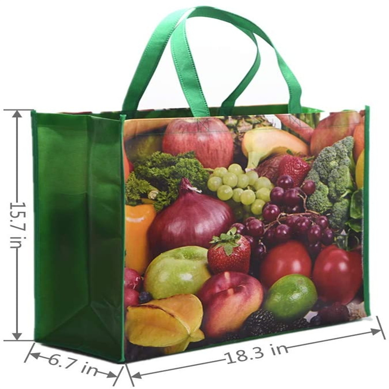 Hot Sale new design Reusable Waterproof Handle Laminated Pp Shopping Bag Polypropylene manufacturer pp non woven bag