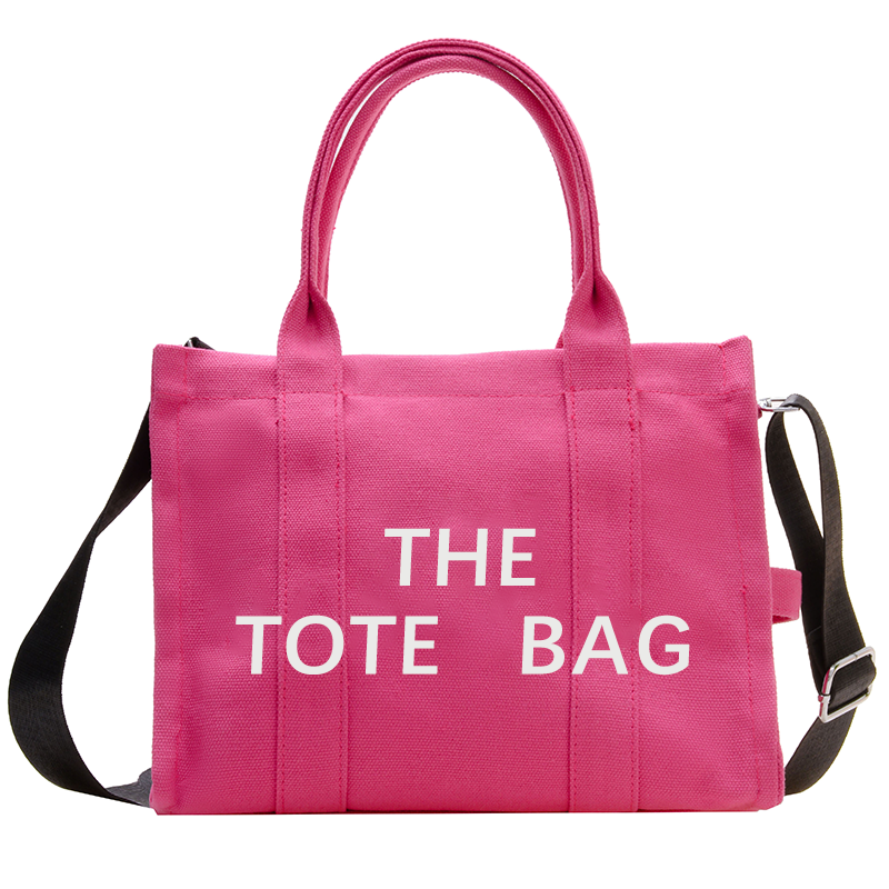 Hot Selling The Tote Bags With Custom Printed Logo, Canvas Crossbody Purse Handbag Bags With Zipper For Work, Travel