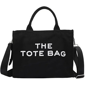 Fashionable custom fabric thicken cotton women's canvas tote bag