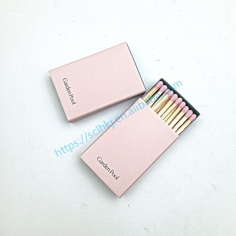 High quality matches color matching promotional wood box customization high quality personalized long print advertising match i