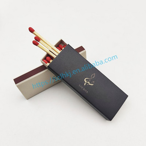 Hotel matches hot sale high quality extra long matches custom logo colorful carton colorful wooden matches