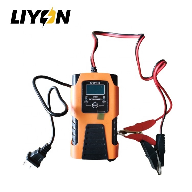 6V12V GEL Battery Fast Lead Acid LCD Display  Repair Charge Pulse Microprocessor Smart Battery Charger