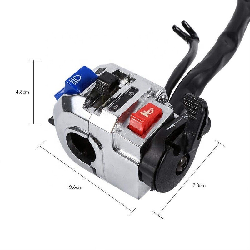 Wholesales Modify Handlebar Switch Kill Handlebar Control Horn Indicator Starter Stop Switch Cafe Racer For Motorcycle