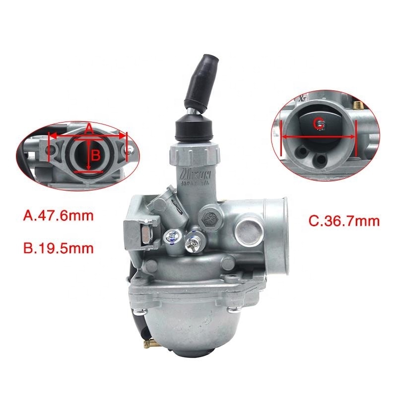 Wholesale Motorcycle Replacement VM16 PZ19 Race Carb 19mm Aluminum Alloy Carburetor Assy For 70 90 110cc Dirt Bike ATV Scooter