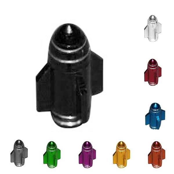 Wholesales Aluminum Rocket Style Car Truck Air Port Cover Tire Rim Valve Wheel Stem Caps CNC Tire Tube Valve Cap For Motorcycle