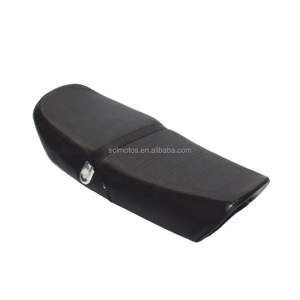 Original AX100 Seat Cushion Motorcycle Body Parts Black Plastic Bottom PU Leather Seat Assy.