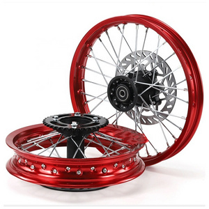 Factory Price Aluminum Alloy Wheels Rim 17 14 12inch Wheel Rims For Universal Motorcycle Scooter