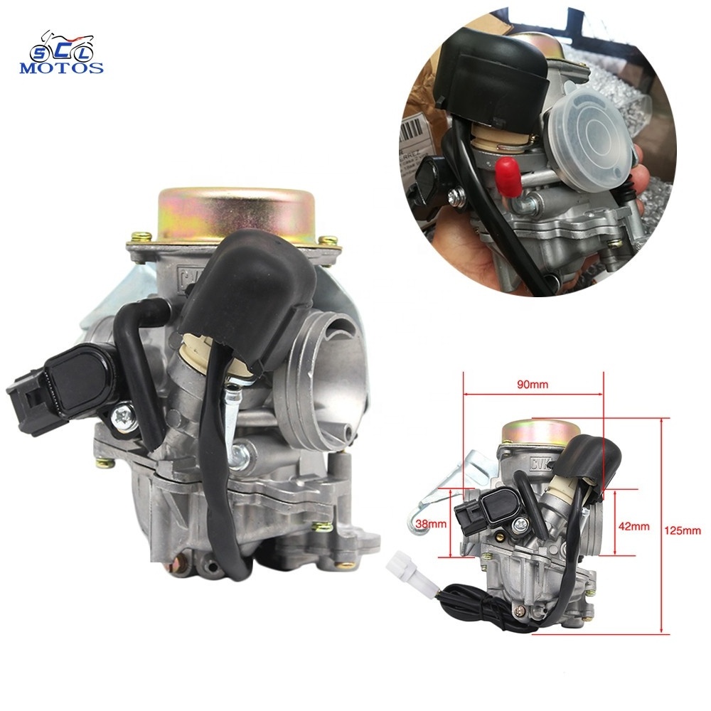 GY6 Motorcycle Engine Parts Motorcycle Carburetor CVK 24 24.5mm For GY6 100 125 150 CC