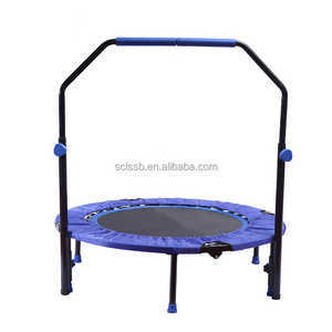 lowprice Garden Trampoline with Safety Enclosure Net Combo Bounce Jump Outdoor Fitness PVC Spring Cover Padding Kids Trampoline