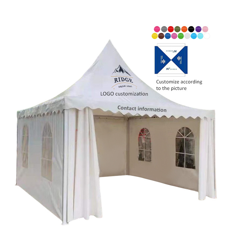 10x10FT 3x3x2.3M Outdoor Party Tent for Wedding Event Canopy Marquee Tent with Removable Sidewalls