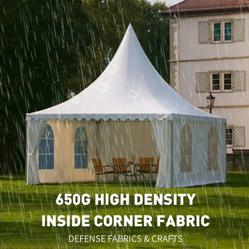 10x10FT 3x3x2.3M Outdoor Party Tent for Wedding Event Canopy Marquee Tent with Removable Sidewalls