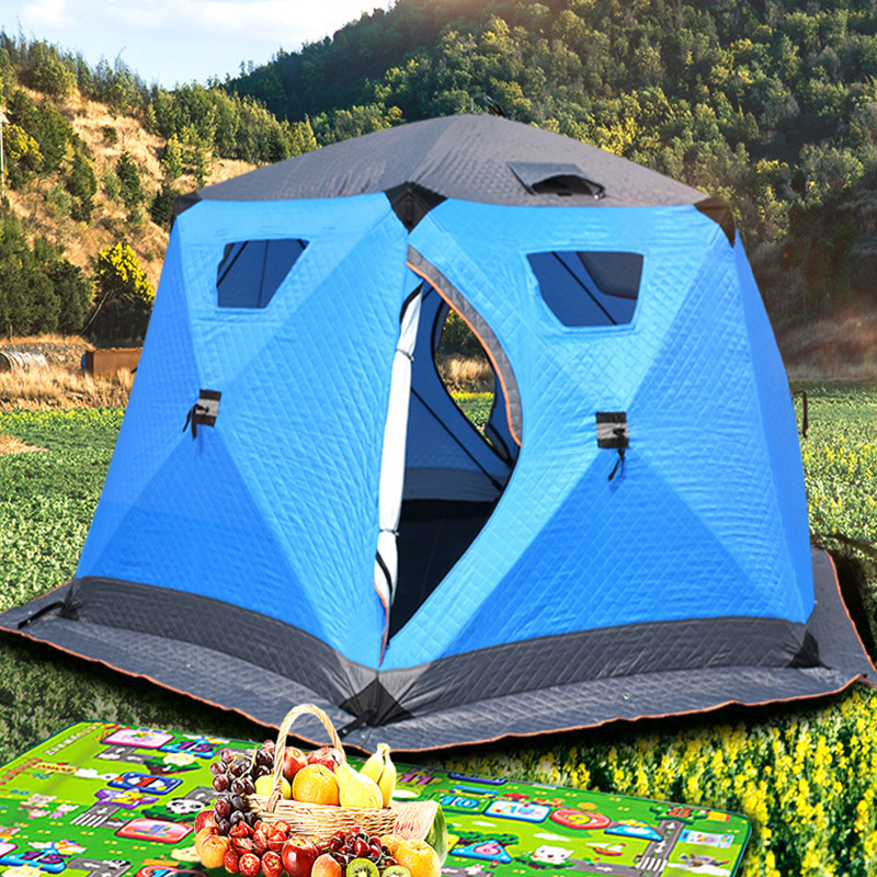 Inflatable Drop Stitch Igloo Cold 6 Camouflage Camping Bivvy Cube For Winter Bivvy Carp Fishing Tent