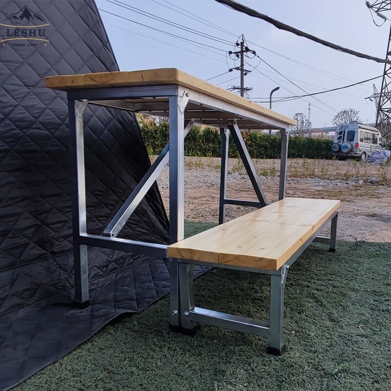 Sauna Banqueting Adjustable Camping Tables And Wood Sauna Table With Wholesale Camping Folding Folding Table With Chairs