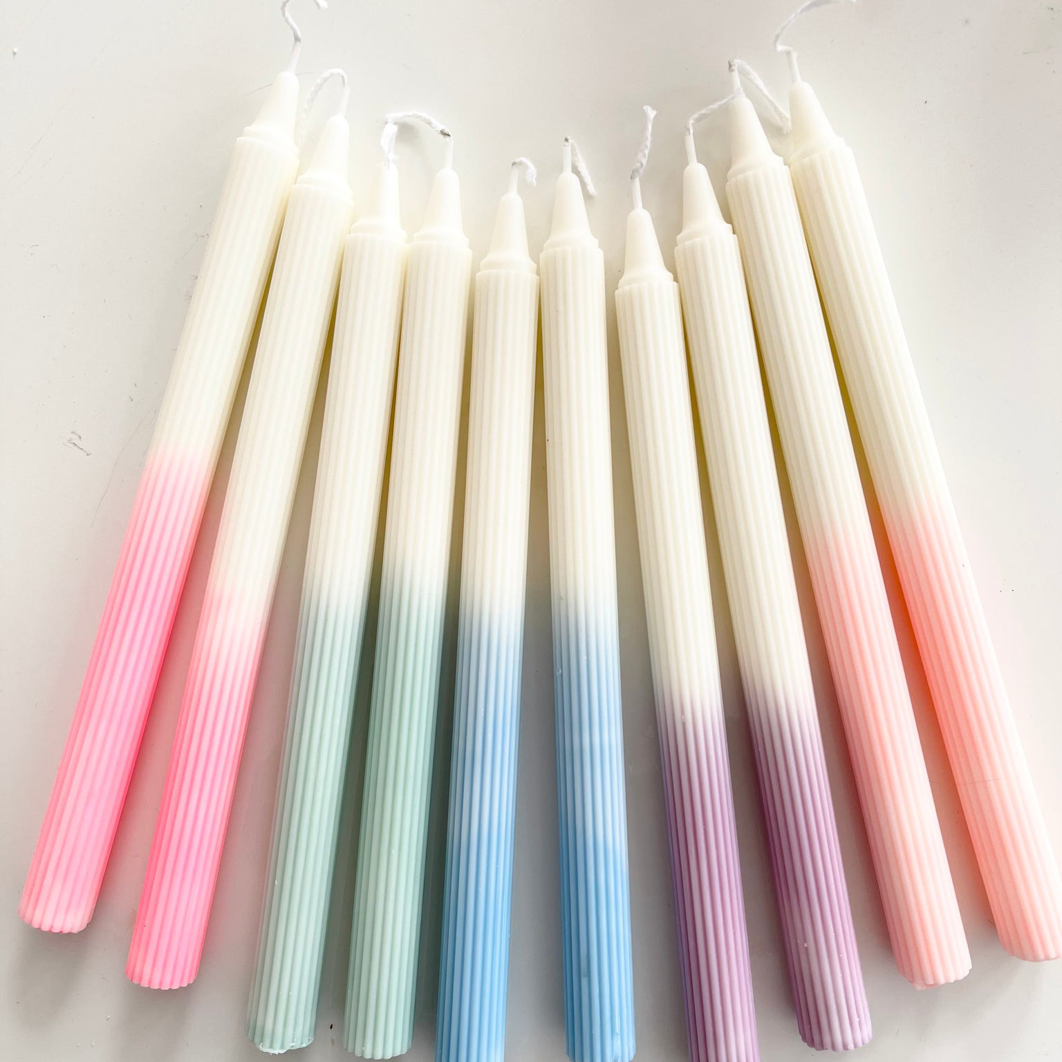 White unscented paraffin stick votive candle wax pink orange pillar candle long burning in bulk colorful candles length