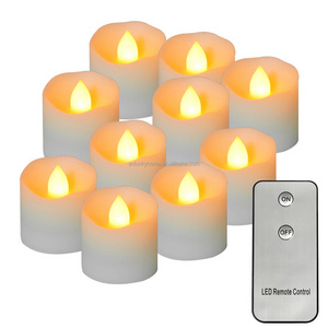 Hot selling Safety Colorful Decorative Mini Plastic Flameless  Button Battery LED Tealight Candles For Birthday Party Wedding