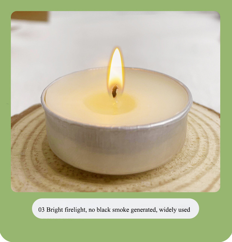 Factory wholesale paraffin wax unscented 8 hours tealight Candles