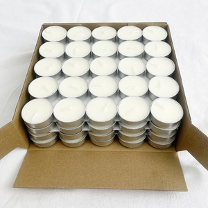 Factory wholesale paraffin wax unscented 8 hours tealight Candles