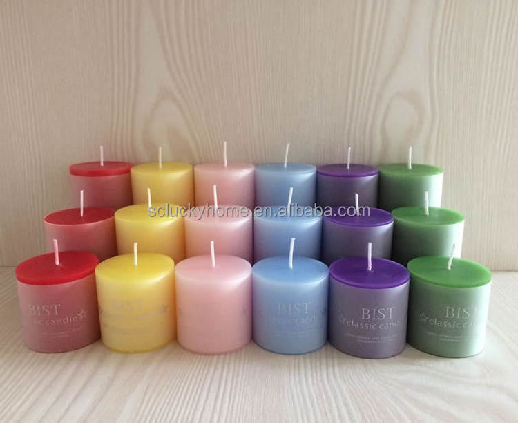 Birthday Wedding Hotel Different Size European Large Ivory White Pillar Candles Cylindrical Candle for home decoration