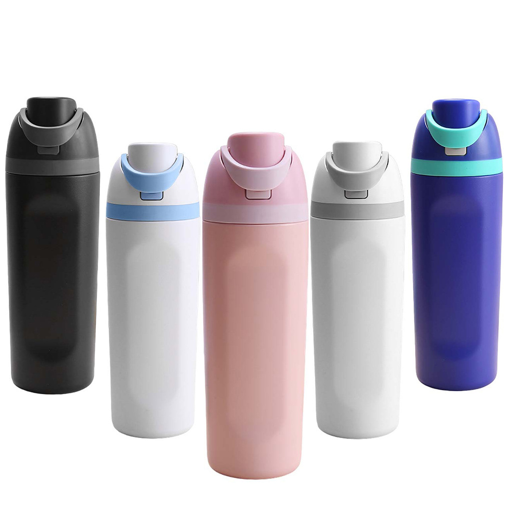 FACTORY OEM custom logo double wall stainless steel SUS 316 vacuum insulated 24 oz 40 oz 32 oz free sip owalas water bottle