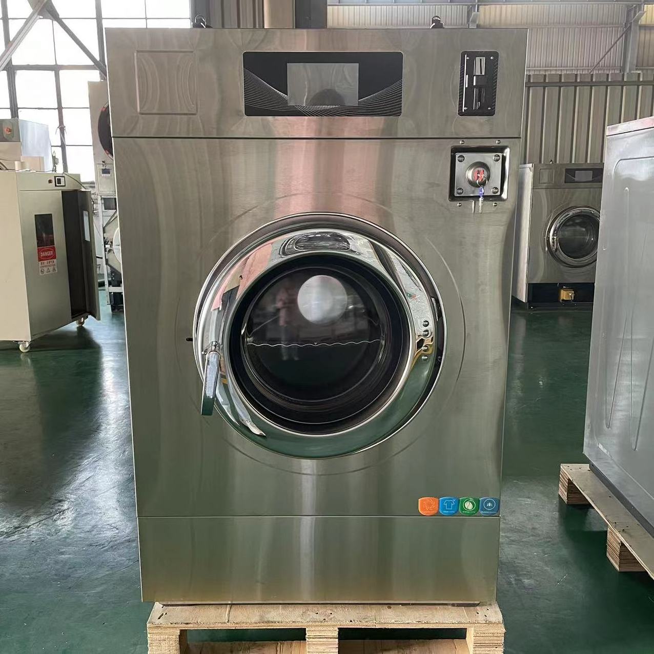 Commercial Washing Machine 10kg to 25kg Coin Laundry Washing Machine Washer and Dryer With Low Price High Quality