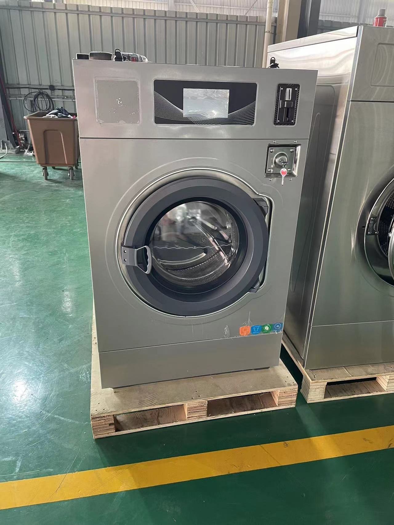 Water Saving Automatic Washer Extractor Cloth 27 kg Commercial Laundromat Equipment Washing machine for hospital