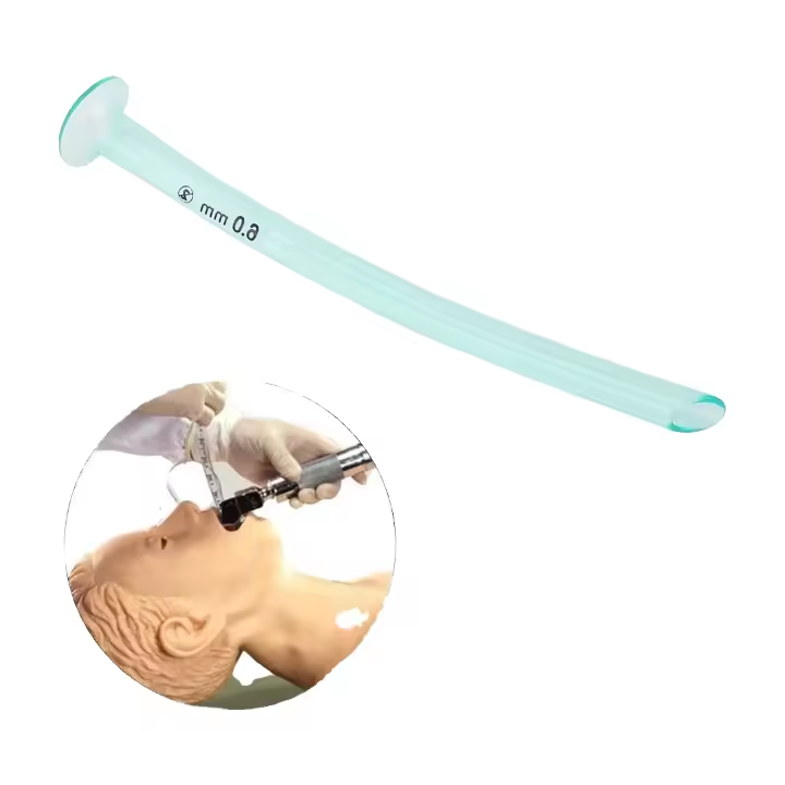 Medical disposable Latex free PVC Nasopharyngeal Airway Nasal Tube for hospital use