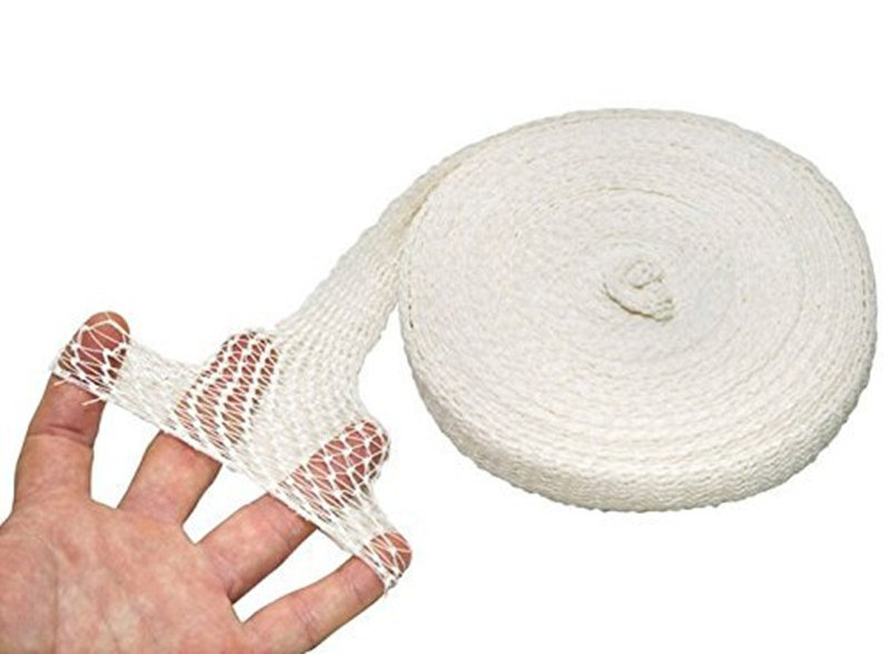 Medical High Elasticity Breathable White Pet Net Tubular Bandages for Animals Vet Use Mesh Wound Care Dressing