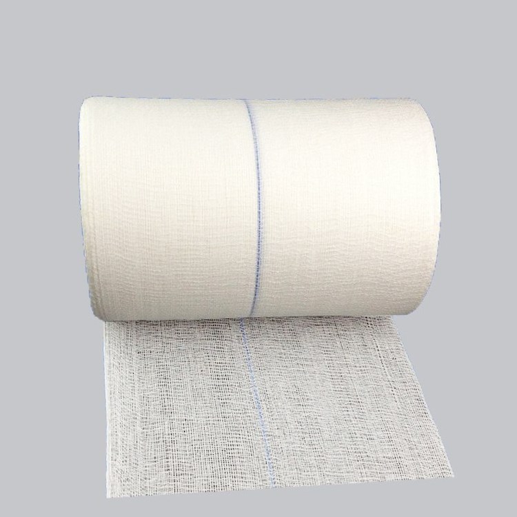 Surgical Sterile  Absorbent Medical Customized zigzag  cotton gauzeJumbo roll for medical use