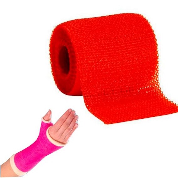 high quality medical External Fixation surgical bandage fiberglass polyester orthopedics cast tape