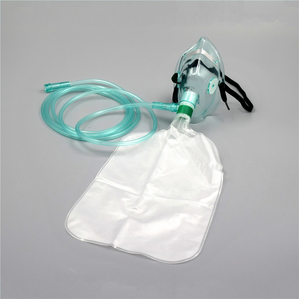 non-breathe respirator  oxygen face mask  with Reservoir Bag