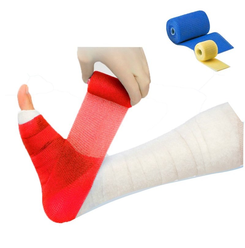 high quality medical External Fixation surgical bandage fiberglass polyester orthopedics cast tape