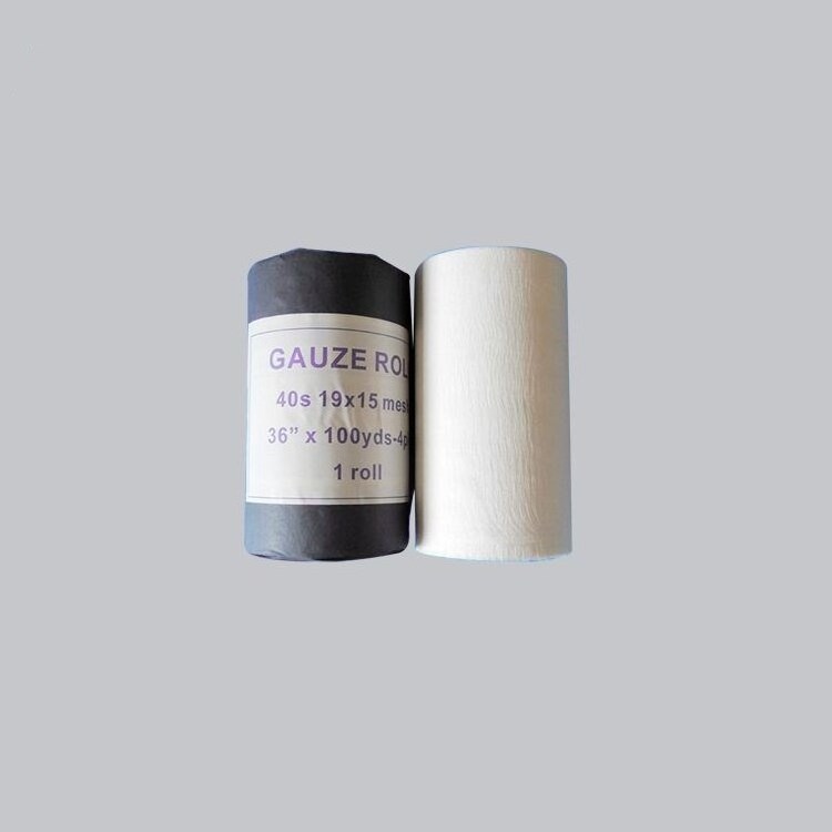 Surgical Sterile  Absorbent Medical Customized zigzag  cotton gauzeJumbo roll for medical use