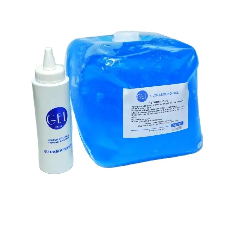 Medical sterile ultrasound conductive gel 250ml and 5L ECG ultrasound transmission gel