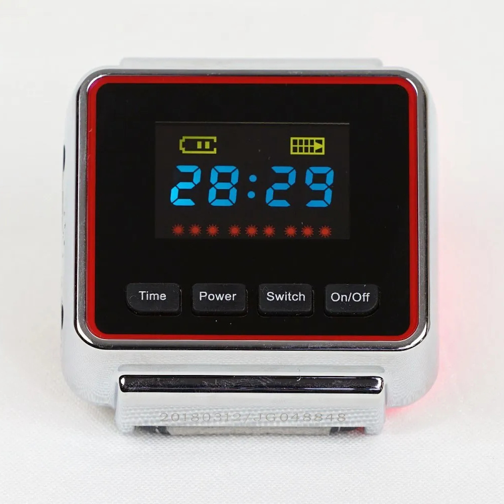 Physiotherapy Semiconductor Soft Cold Laser Wrist Watch For diabetes