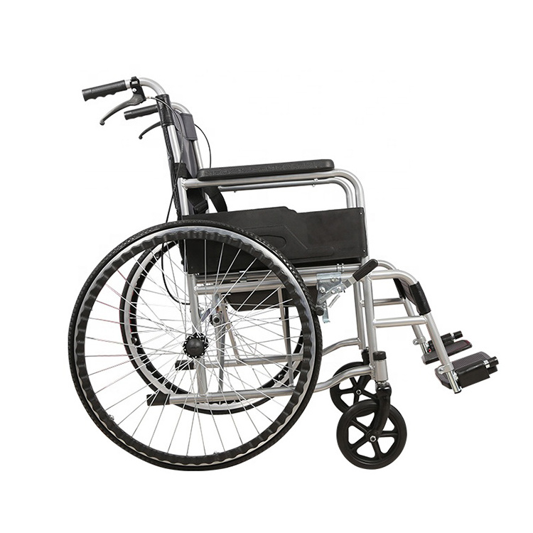 High quality foldable lightweight wheelchair for rehabilitation