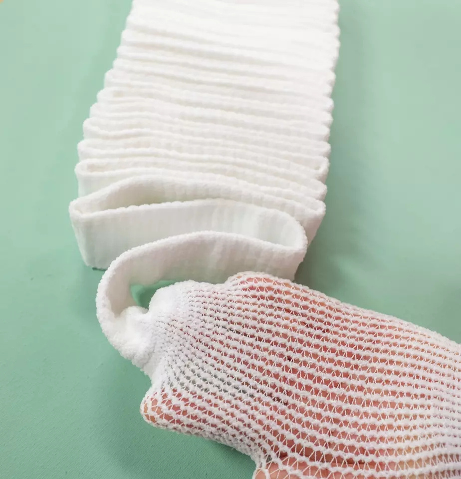 Medical High Elasticity Breathable White Pet Net Tubular Bandages for Animals Vet Use Mesh Wound Care Dressing