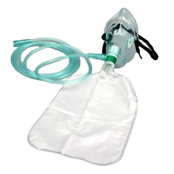 non-breathe respirator  oxygen face mask  with Reservoir Bag