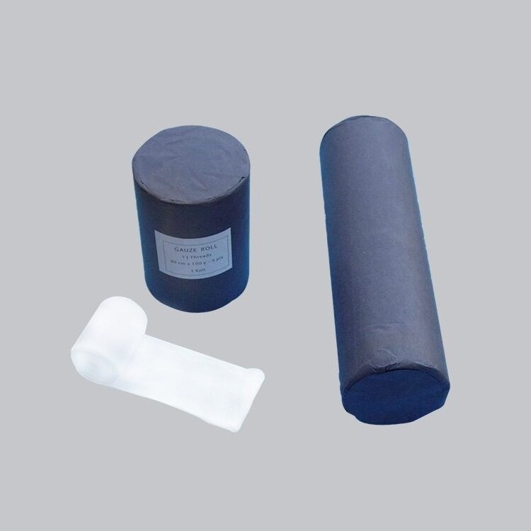 Surgical Sterile  Absorbent Medical Customized zigzag  cotton gauzeJumbo roll for medical use