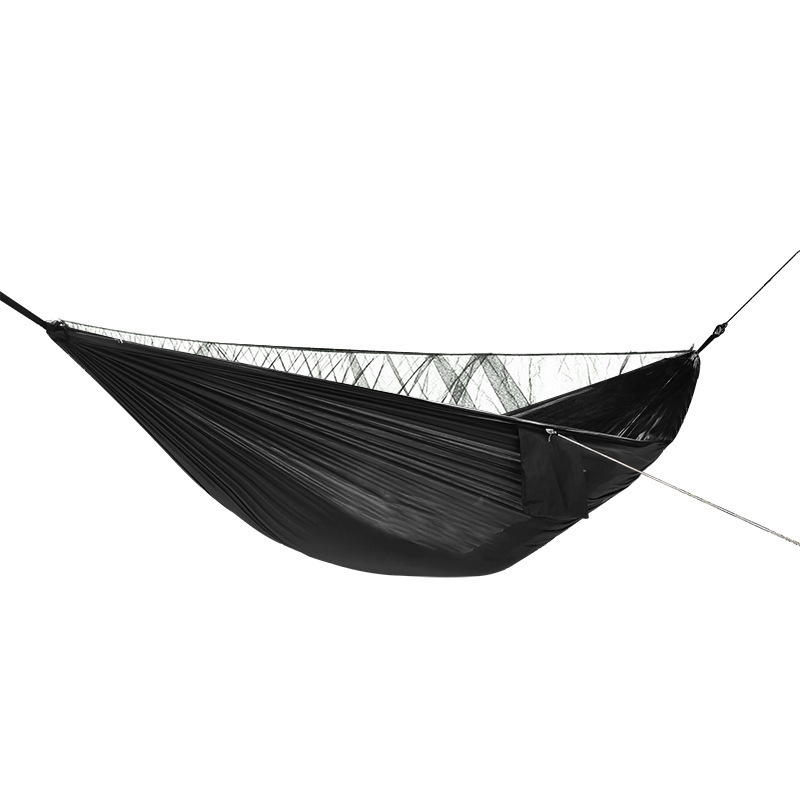 Elastic mosquito net hammock automatic quick open anti-mosquito hammock portable camping outdoor hammock tent camping waterproof