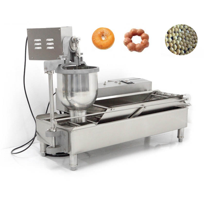 Industrial Donut Maker Machine Automatic Mochi Donut Fryer Machine Makina Industrial Para Donas 3 En 1 Doughnut Making Machine