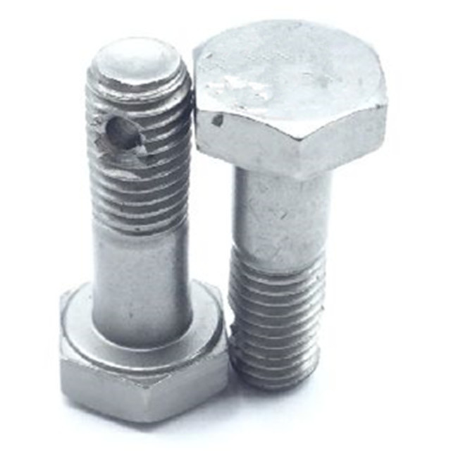 Square Hex Bolt with Hole for Cotter R Clip Pin