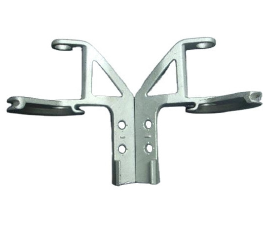 Hot Dip Galvanized Investment Casting Steel STSD Cast Wheel Holder for Garage door Hardware