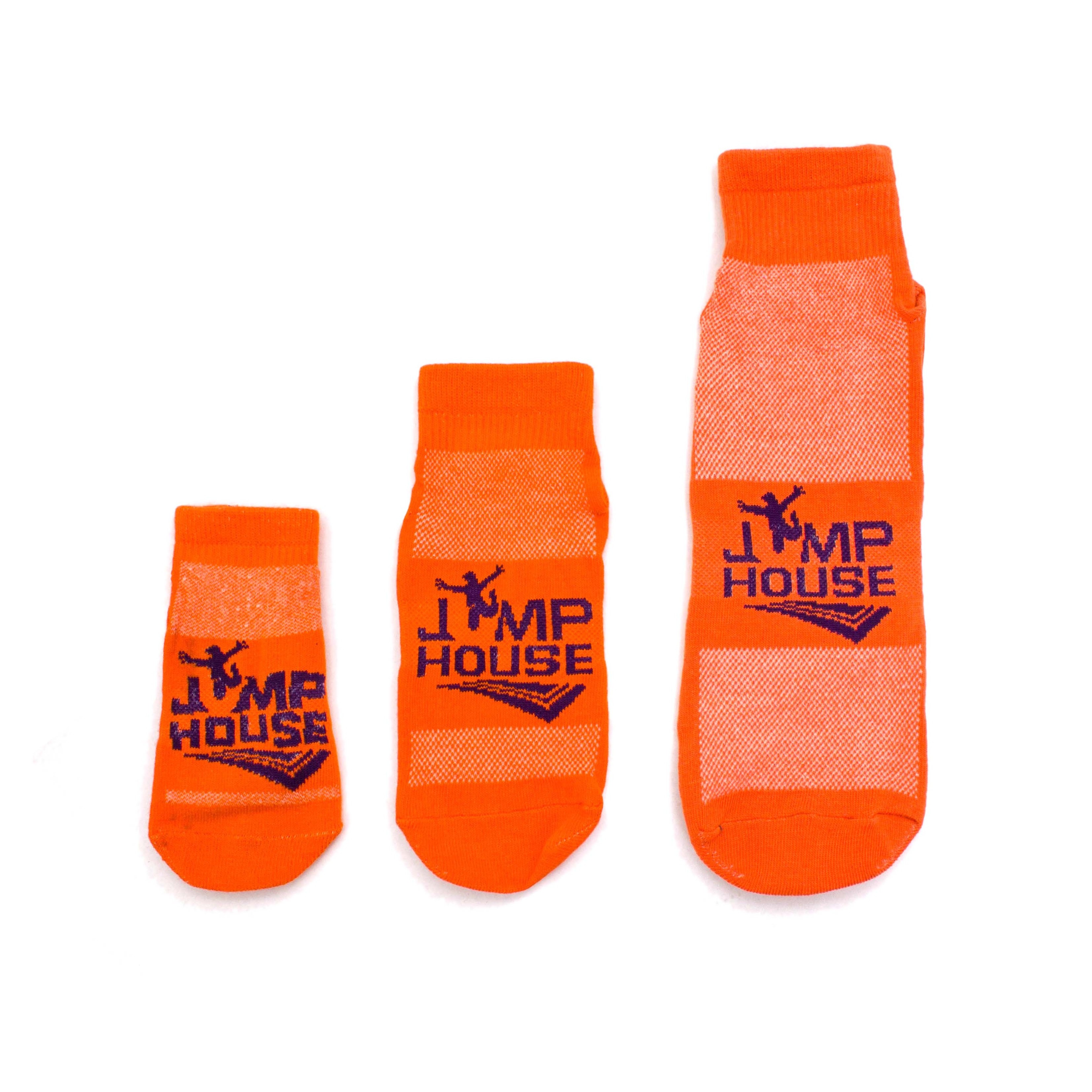 Non slip socks anti slip non skid slipper custom trampoline park grip kid sock anti slip trampoline socks in royal blue