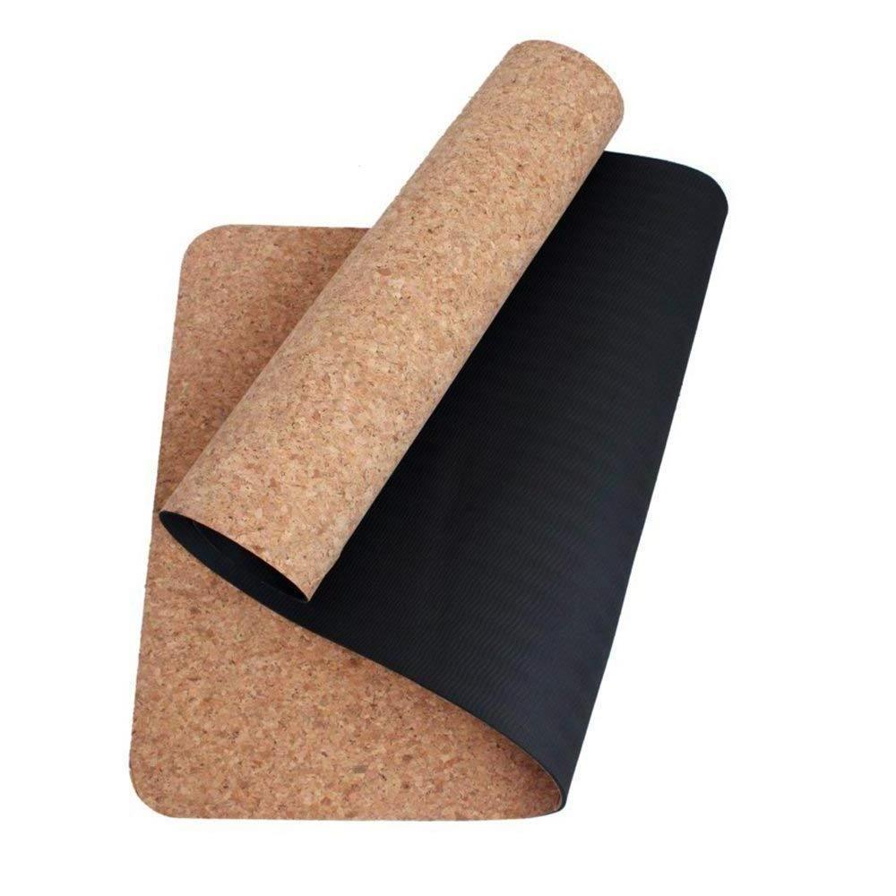 Hot sell natural round natural rubber cork circle yoga mat