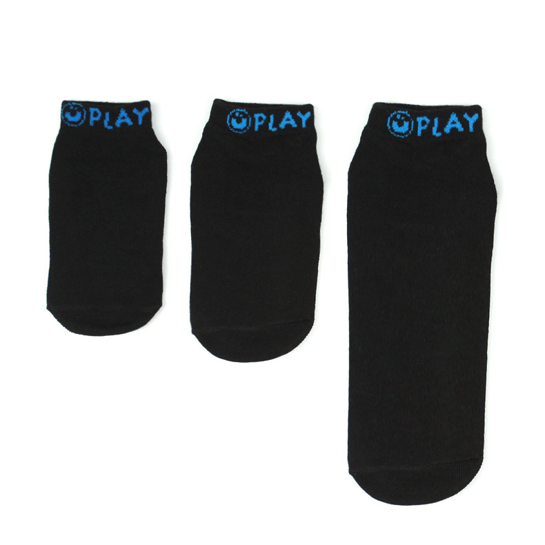 wholesale non slip socks yoga trampoline pilates pilates custom trampoline park jump grip socks anti slip in royal blue